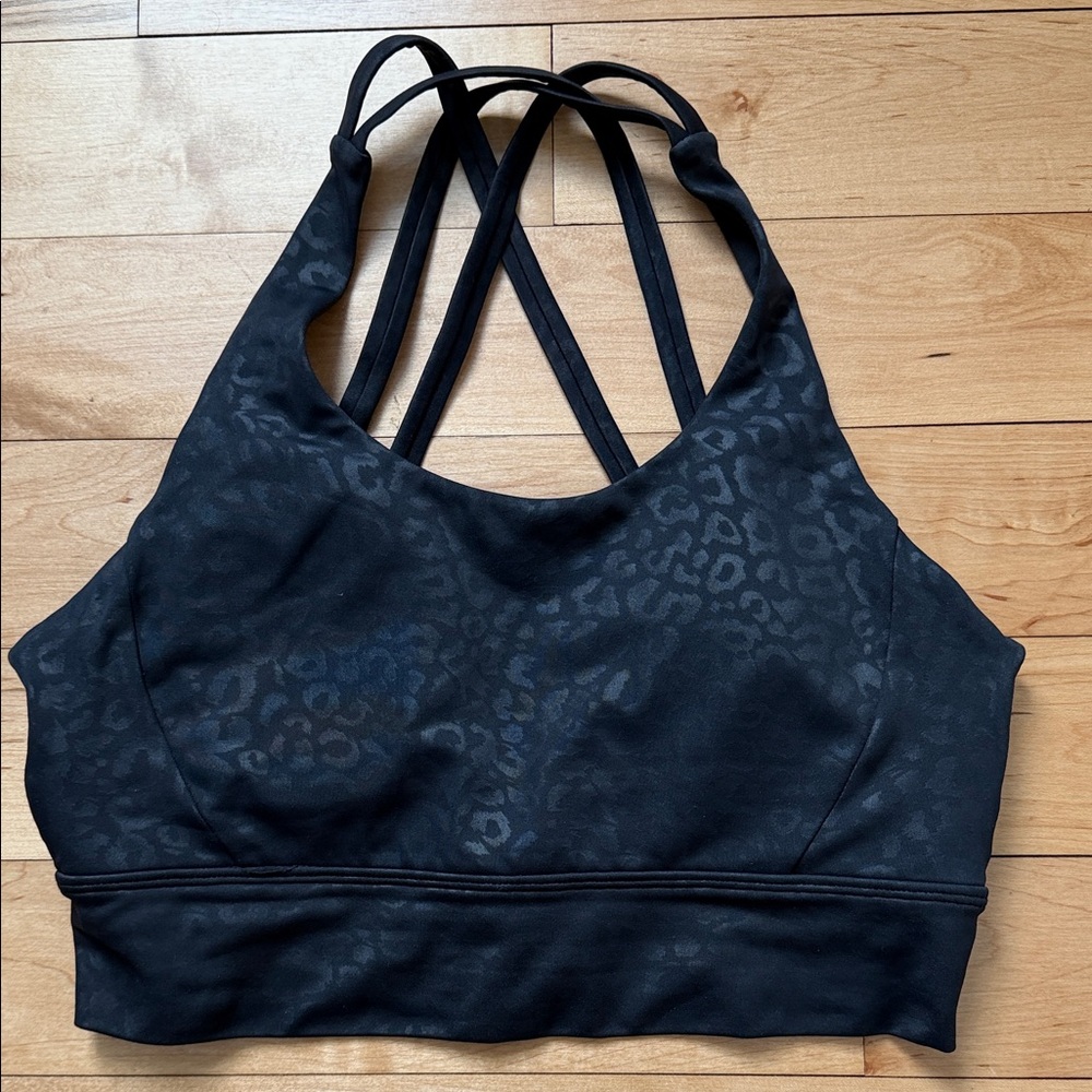Buffbunny Rosa Sports Bra Black Leopard - Medium